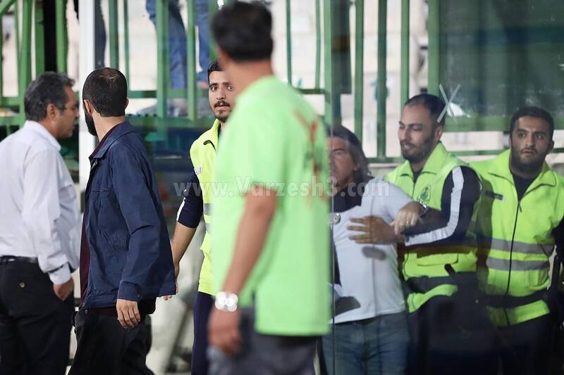 درگیری ساپینتو با فیلمبردار تلویزیون