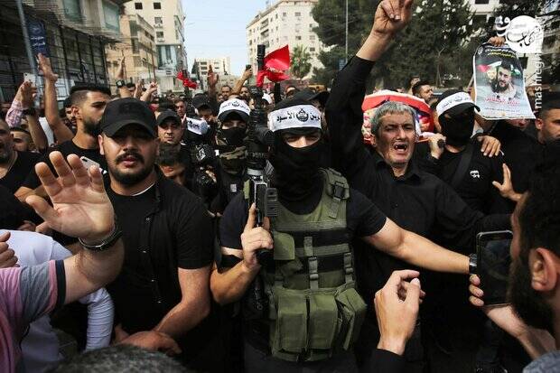 مراسم تشییع باشکوه شهید فلسطینی در نابلس+ تصاویر