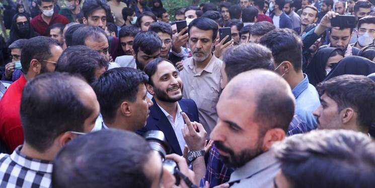 حضور سخنگوی دولت در دانشگاه خواجه‌ نصیر +عکس