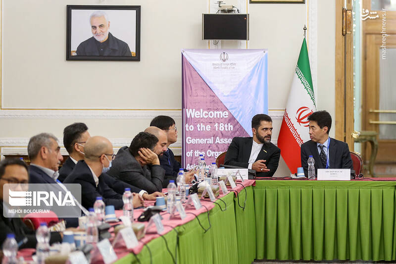 عکس/ دیدار اعضای اوآنا با وزیر امور خارجه