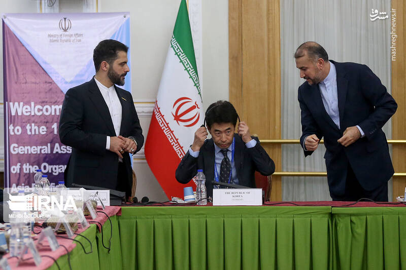 عکس/ دیدار اعضای اوآنا با وزیر امور خارجه