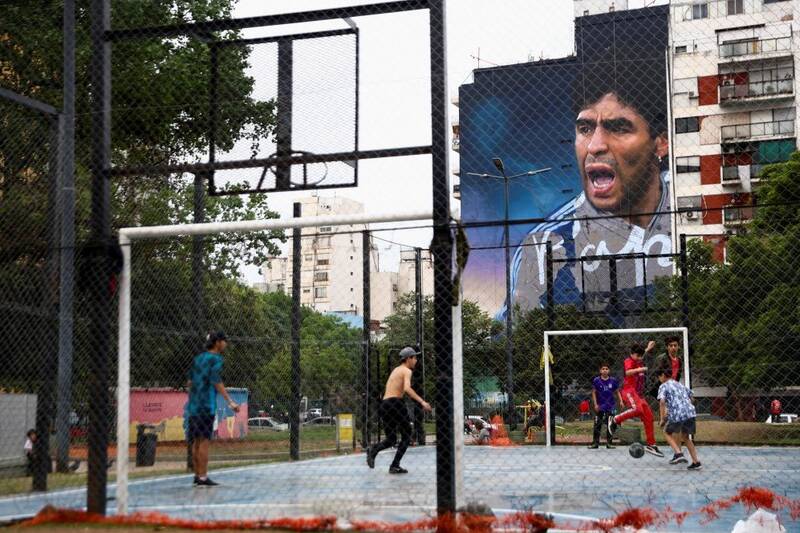 مارادونا الهامبخش یاران مسی در جام جهانی +عکس