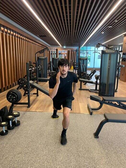 جنگ سردار با زمان؛ تازهترین تصاویر «آزمون» در کمپ تیم ملی