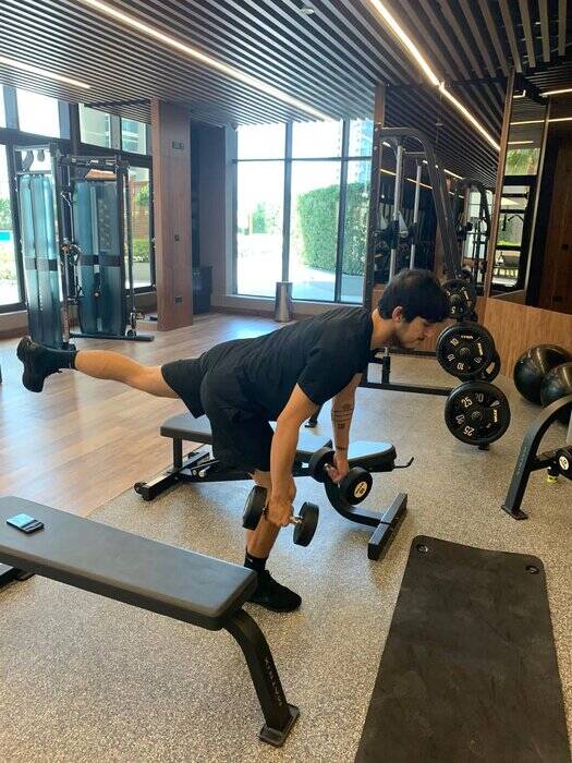 جنگ سردار با زمان؛ تازهترین تصاویر «آزمون» در کمپ تیم ملی