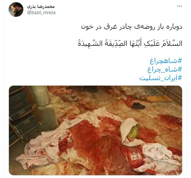 واکنش جامعه مداحان کشور به حمله تروریستی حرم حرم شاهچراغ (ع)