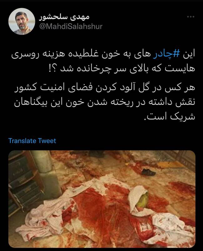 واکنش جامعه مداحان کشور به حمله تروریستی حرم حرم شاهچراغ (ع)