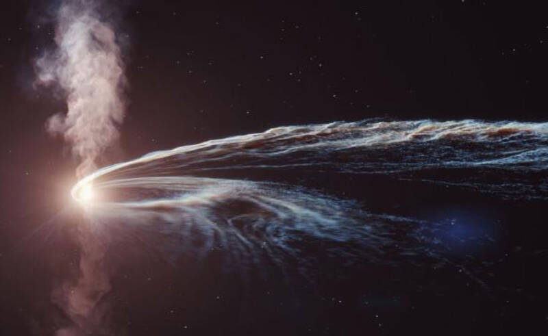 بلعیدن ستاره توسط یک سیاهچاله