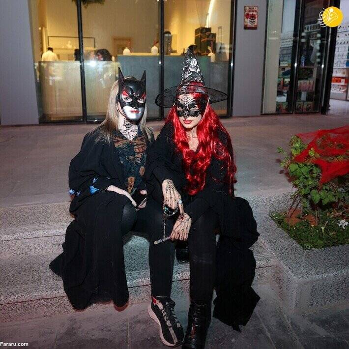 متفاوتترین تصاویر جشن هالووین در عربستان! +فیلم