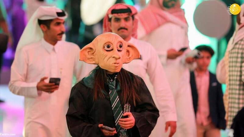 متفاوتترین تصاویر جشن هالووین در عربستان! +فیلم