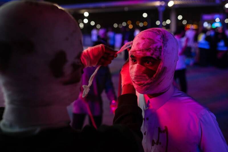 متفاوتترین تصاویر جشن هالووین در عربستان! +فیلم