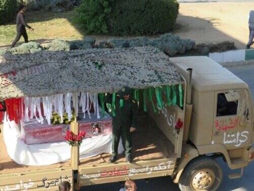 پیکر دو شهید حادثه تروریستی شیراز در شهر یاسوج تشییع شد