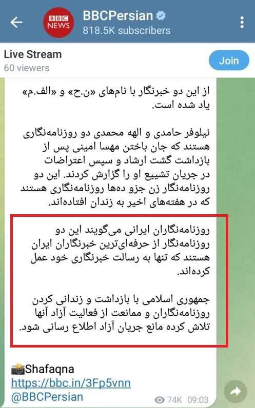 اجرای مأموریت سازمان جاسوسی آمریکا در پوشش خبرنگار / دست گذاشتن بر گسلهای جنسیتی و زمینه چینی برای آشوب خیابانی 3