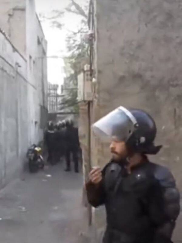 فیلم تخریب اموال مردم توسط پلیس صحنه سازی بود