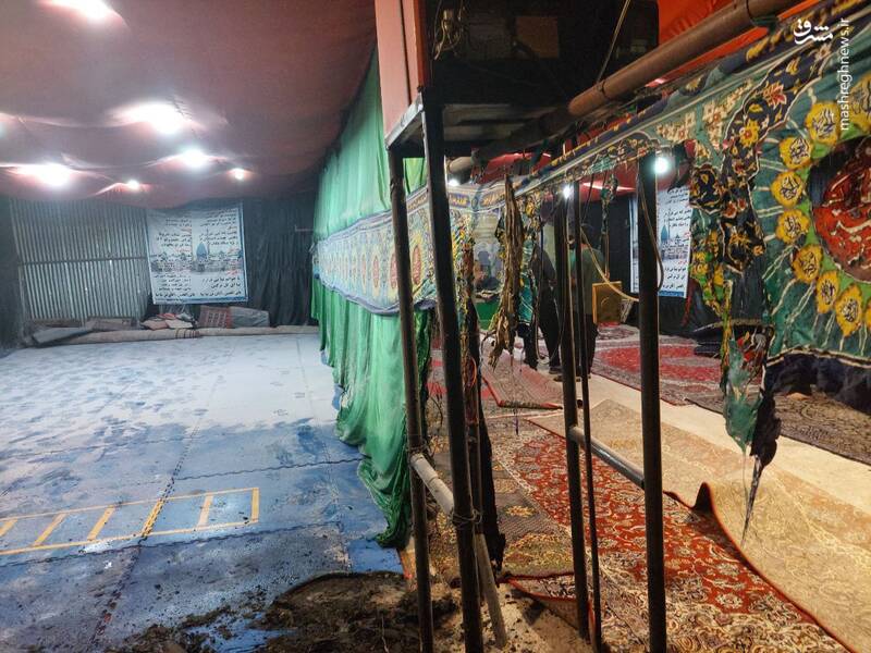 داعشیهای وطنی در شیراز یک هیئت را به آتش کشیدند+ عکس