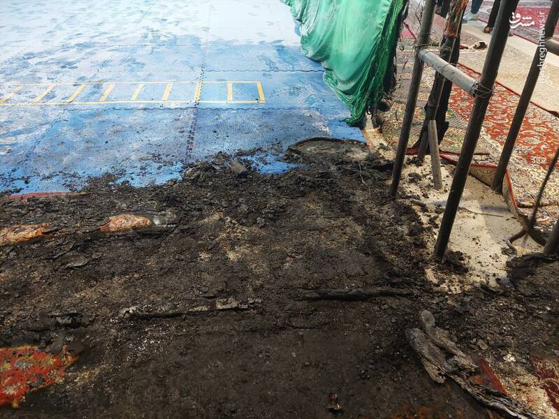 داعشیهای وطنی در شیراز یک هیئت را به آتش کشیدند+ عکس