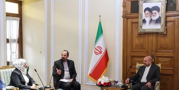 اعضای هیأت پارلمانی سوریه با قالیباف دیدار کردند