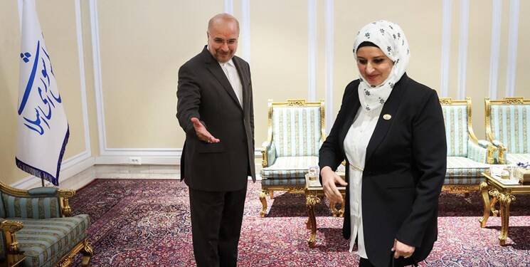 اعضای هیأت پارلمانی سوریه با قالیباف دیدار کردند