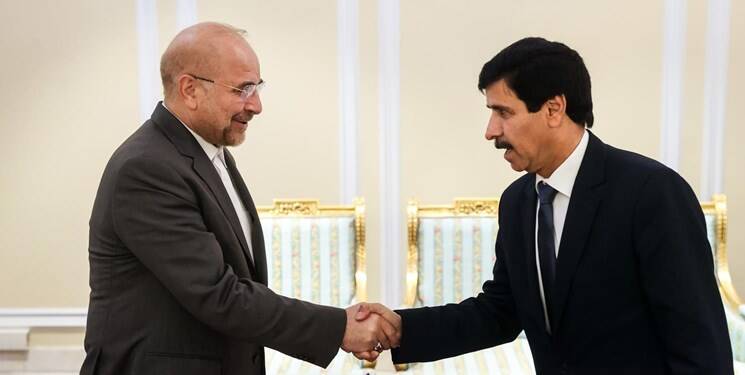 اعضای هیأت پارلمانی سوریه با قالیباف دیدار کردند