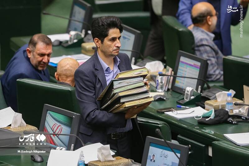 عکس/ جلسه استیضاح وزیر صمت در مجلس