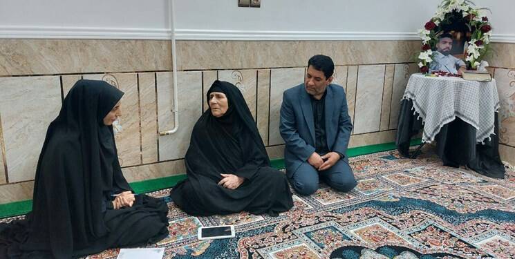 شهیدی که در آتش فتنه تروریستها خاکستر شد +فیلم و عکس