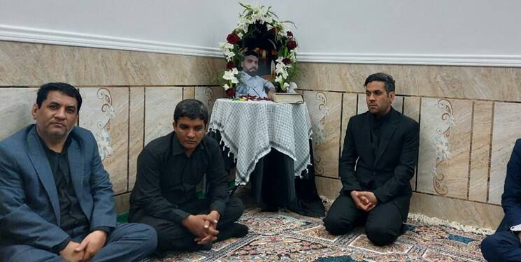 شهیدی که در آتش فتنه تروریستها خاکستر شد +فیلم و عکس