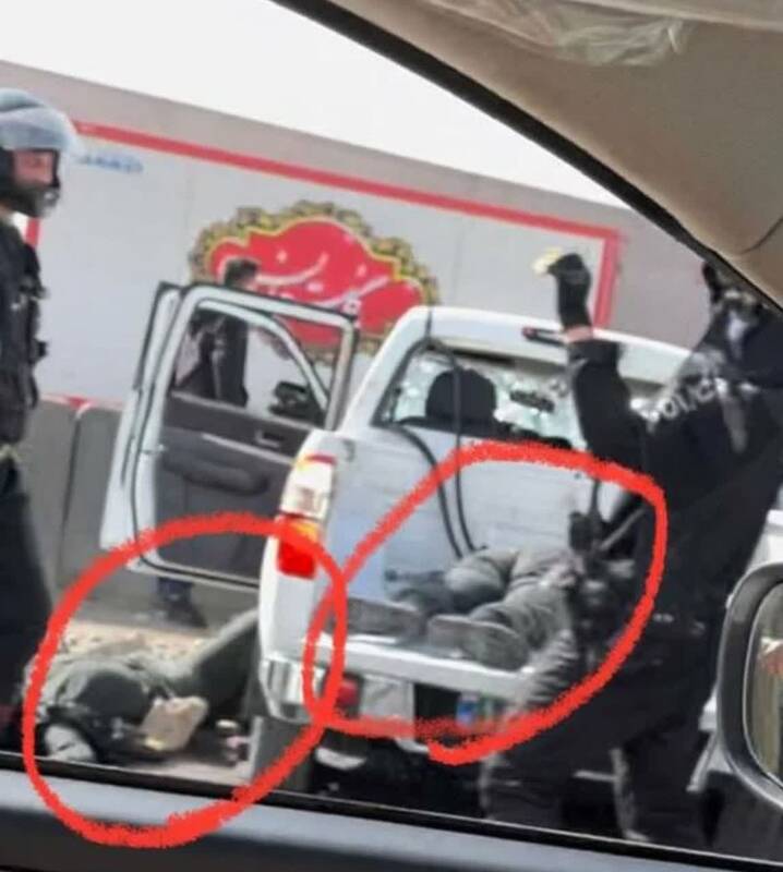 حمله اوباش مسلح به پلیس در اتوبان کرج-قزوین +فیلم و عکس