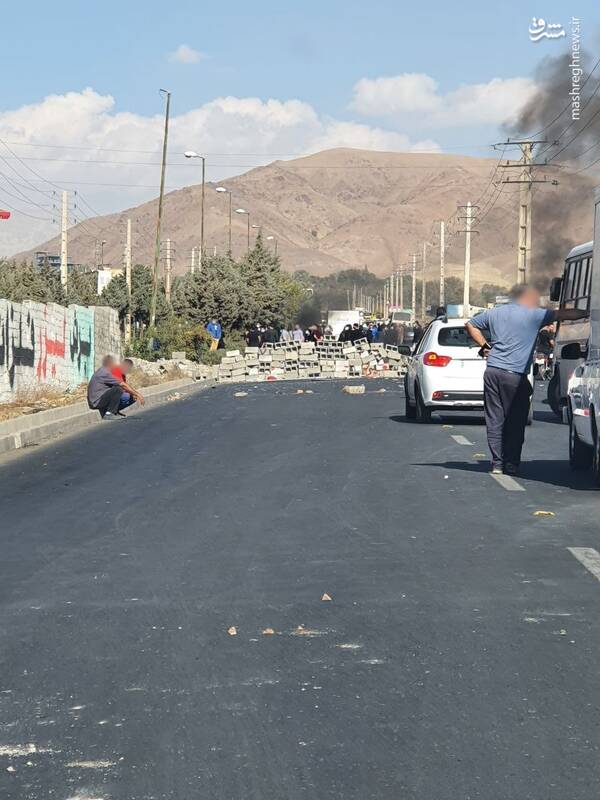 تصاویری از ناآرامی های امروز کرج!