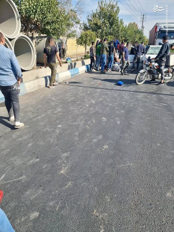 تصاویری از ناآرامی های امروز کرج!