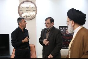 دیدار جمعی از نمایندگان تهران در مجلس شورای اسلامی با خانواده شهید مدافع امنیت *آرمان علی وردی*