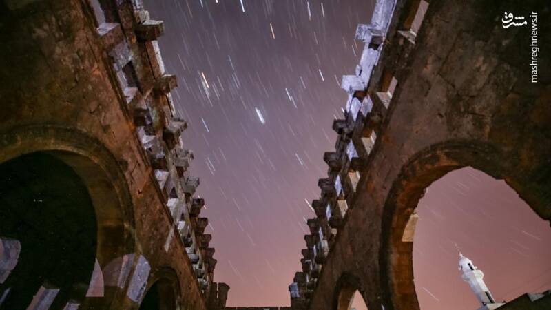 عکس/ شب پر ستاره در ادلب