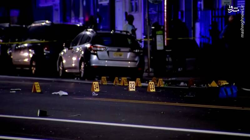 شلیک ۴۰ گلوله به سمت عابران در فیلادلفیا +تصاویر