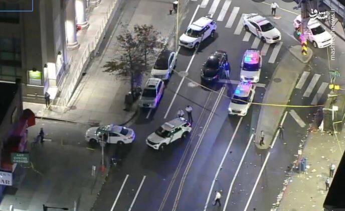 شلیک ۴۰ گلوله به سمت عابران در فیلادلفیا +تصاویر