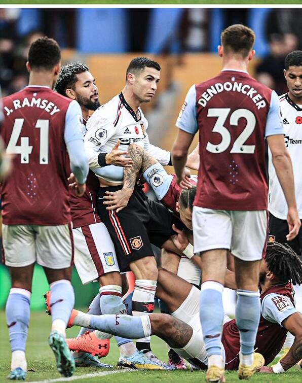 درگیری رونالدو با مدافع رقیب ایران سوژه شد +عکس