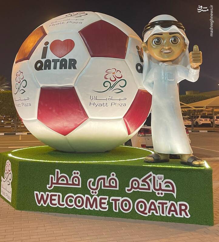 عکس/ نصب المانهای شهری جدید در قطر