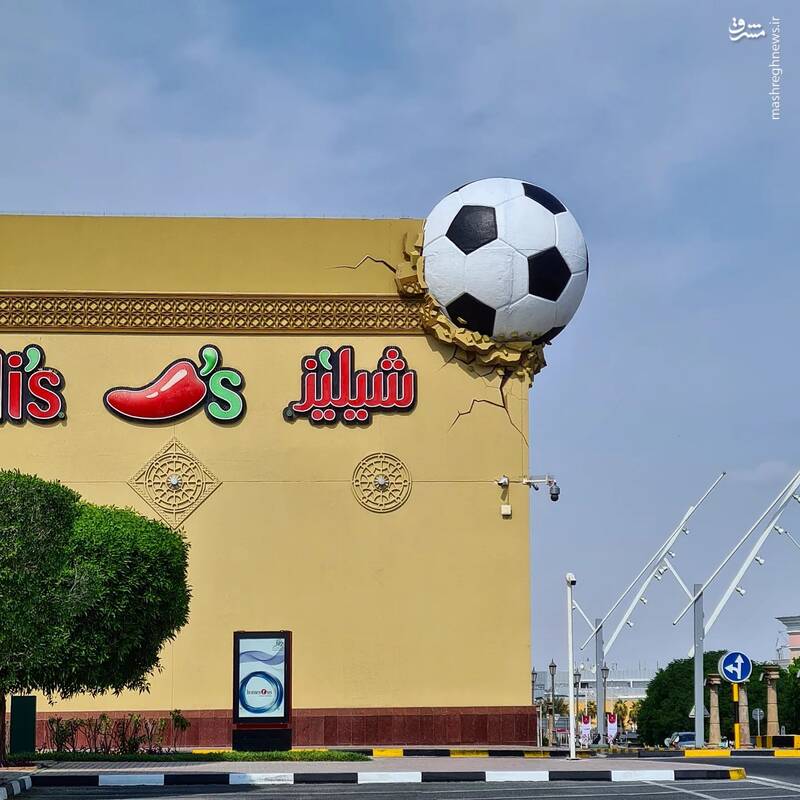 عکس/ نصب المانهای شهری جدید در قطر