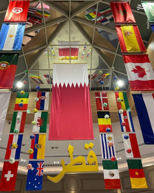 عکس/ نصب المانهای شهری جدید در قطر