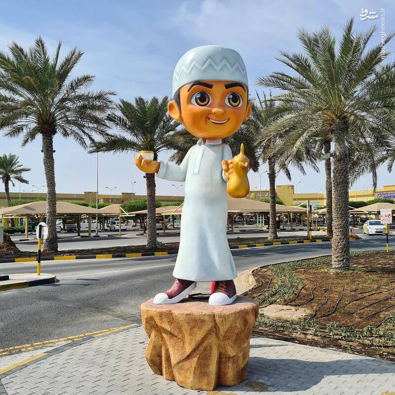 عکس/ نصب المانهای شهری جدید در قطر