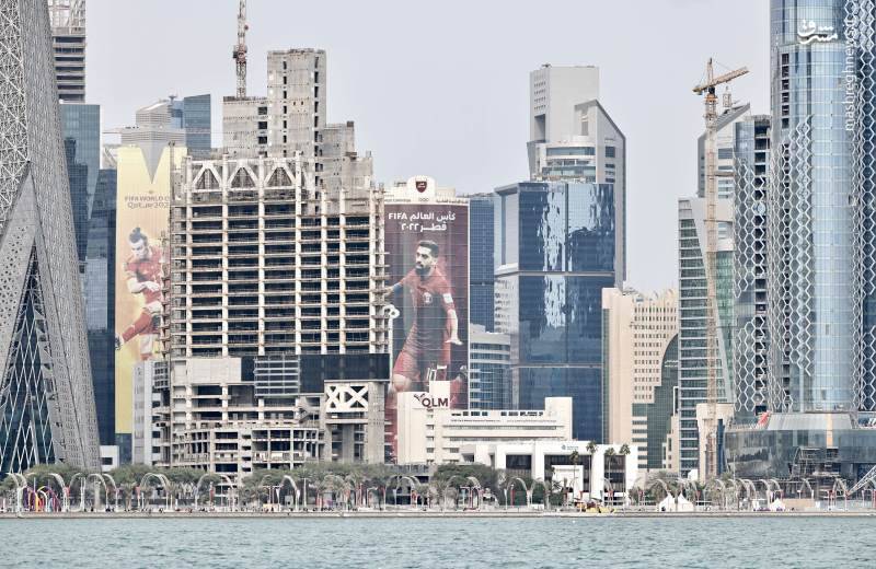 عکس/ نصب المانهای شهری جدید در قطر