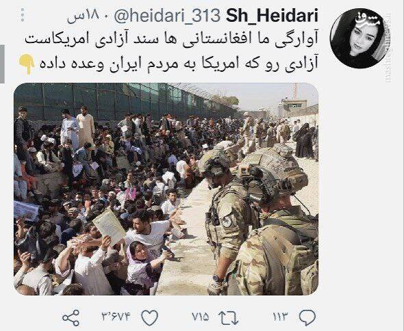 آزادی رو که آمریکا به ایران وعده داده+ عکس