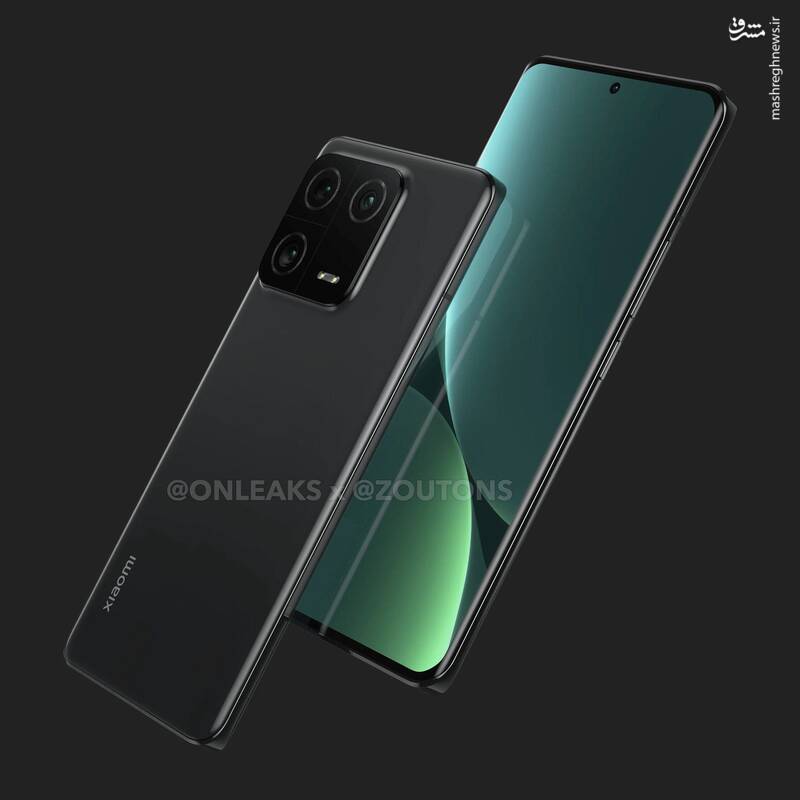 رندرهای گوشی شیائومی ۱۳ پرو فاش شد +عکس