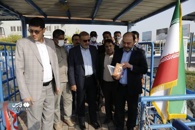 خط دریایی بندرعباس - بوموسی افتتاح شد + عکس