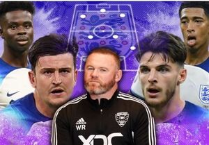 ترکیب منتخب وین رونی از انگلیس + عکس