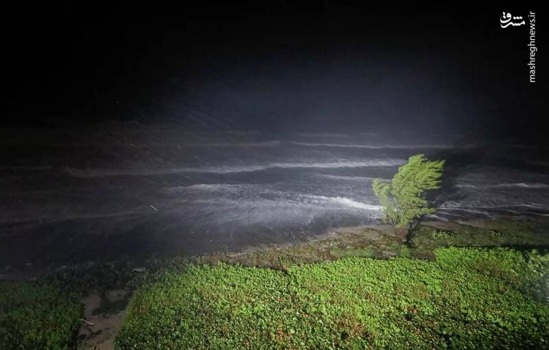 عکس/ طوفان "نیکول" به آمریکا رسید