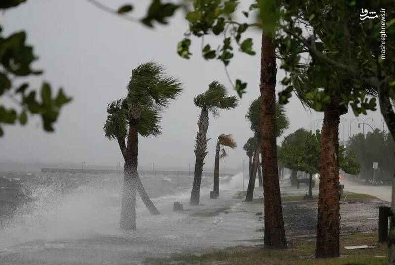 عکس/ طوفان "نیکول" به آمریکا رسید