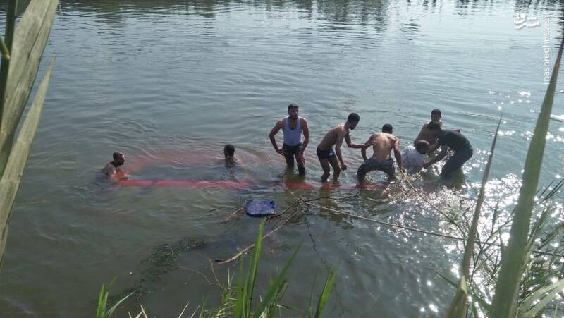 عکس/ سقوط مرگبار اتوبوس به داخل کانال آب