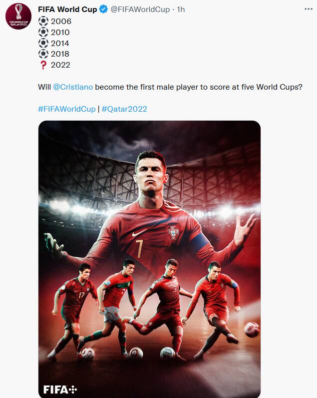 فیفا به تاریخسازی احتمالی رونالدو واکنش نشان داد+عکس