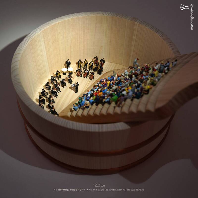 عکس/ خلاقیت مینیاتوری