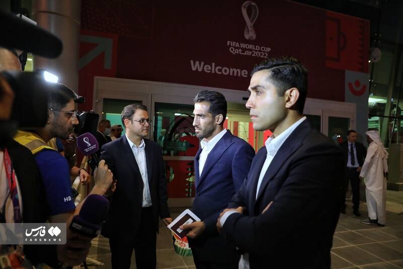 گزارش تصویری از لحظه ورود تیمملی به قطر و استقبال جالب قطریها