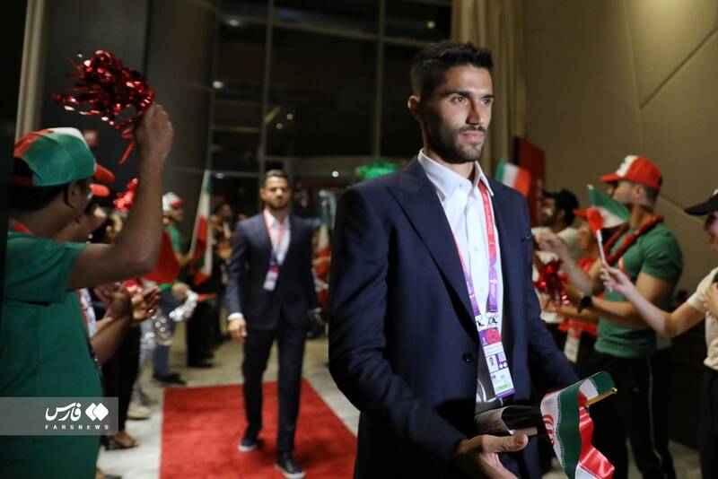 گزارش تصویری از لحظه ورود تیمملی به قطر و استقبال جالب قطریها