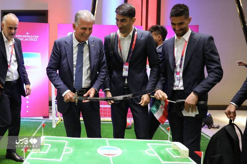 گزارش تصویری از لحظه ورود تیمملی به قطر و استقبال جالب قطریها